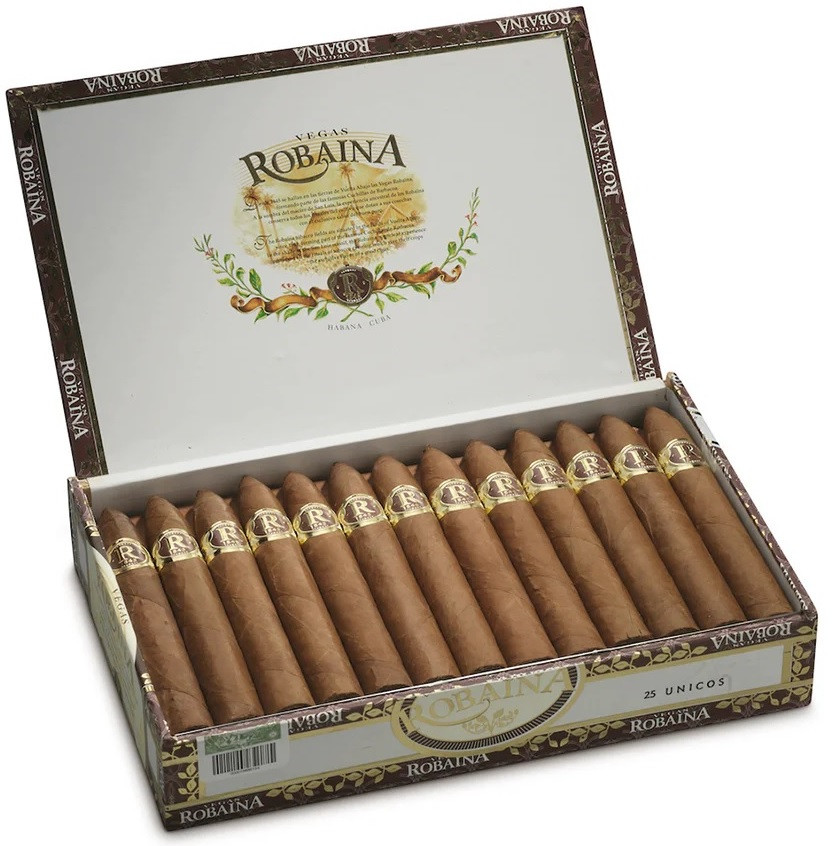 Vegas Robaina Únicos | Charuto Cubano Pirâmide Cepo 52 são roque, SP