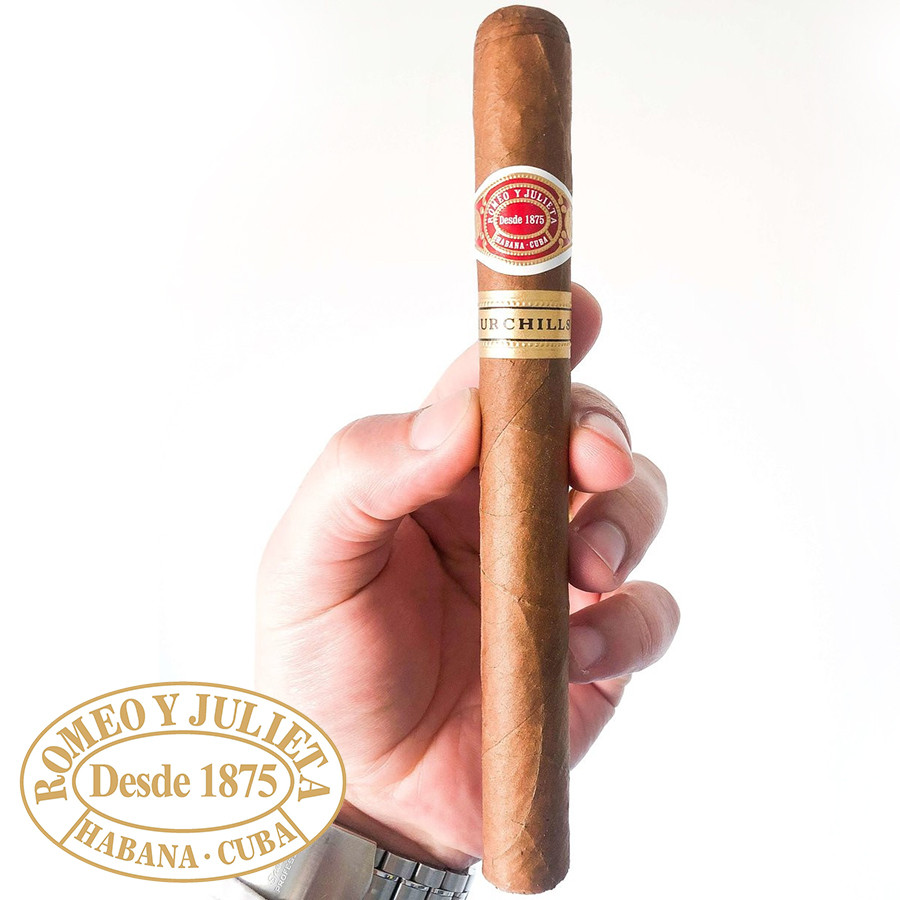 Charuto Romeo y Julieta Churchills são roque